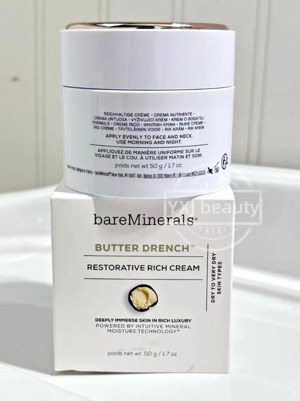 New bareMinerals Butter Drench Restorative Rich Face Cream Full Size 50 ml/1.7oz